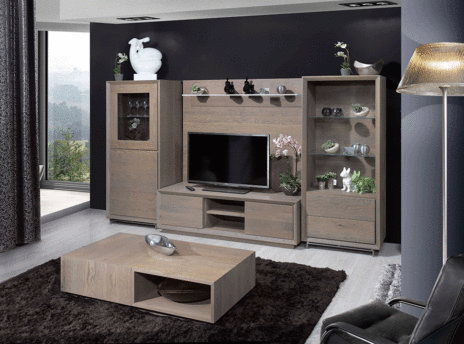 Modular en madera maciza de roble